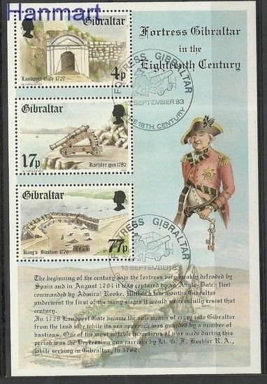Znaczek Gibraltar 1983 Mi bl 8 Stemplowane