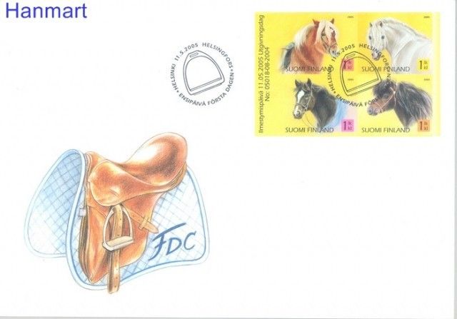 Znaczek Finlandia 2005 Mi 1751-1754 FDC
