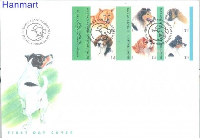 Znaczek Finlandia 2008 Mi 1929-1934 FDC