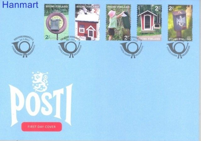 Znaczek Finlandia 2011 Mi 2080-2084 FDC