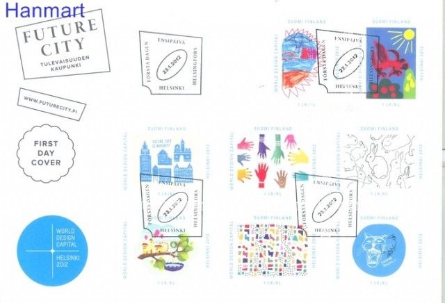 Znaczek Finlandia 2012 Mi 2136-2143 FDC