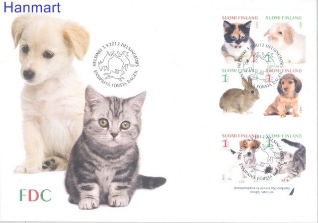 Znaczek Finlandia 2012 Mi 2194-2199 FDC