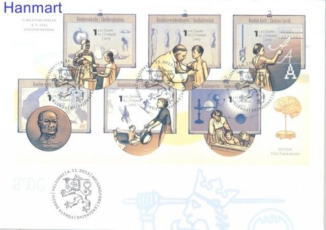 Znaczek Finlandia 2013 Mi 2271-2276 FDC