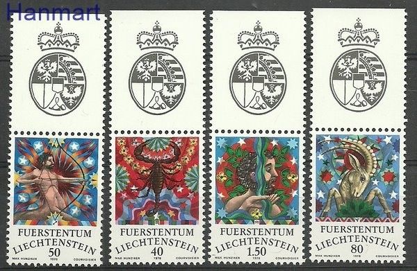 Znaczek Liechtenstein 1978 Mi 713-716 Czyste **
