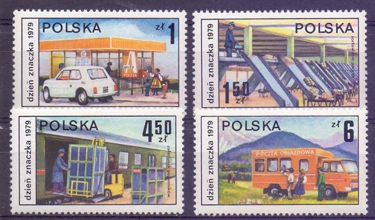 Znaczek Polska 1979 Mi 2651-2654 Fi 2503-2506 Czyste **