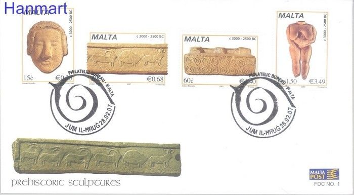 Znaczek Malta 2007 Mi 1488-1491 FDC