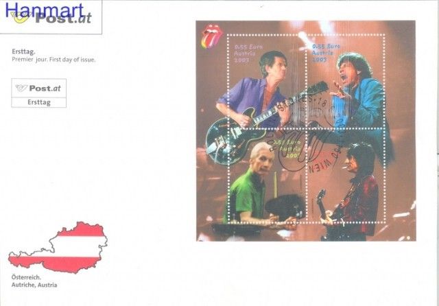 Znaczek Austria 2003 Mi bl 21 FDC