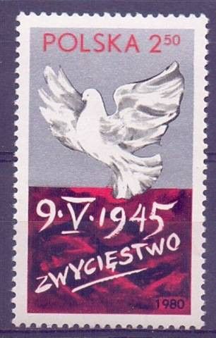 Znaczek Polska 1980 Mi 2684 Fi 2536 Czyste **