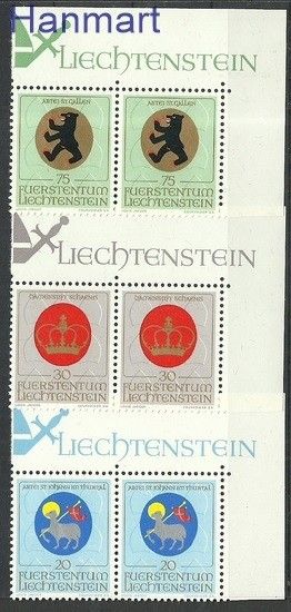 Znaczek Liechtenstein 1970 Mi 533-535 Czyste **