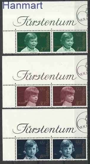 Znaczek Liechtenstein 1975 Mi 620-622 Czyste **