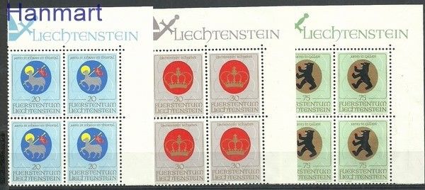 Znaczek Liechtenstein 1970 Mi 533-535 Czyste **
