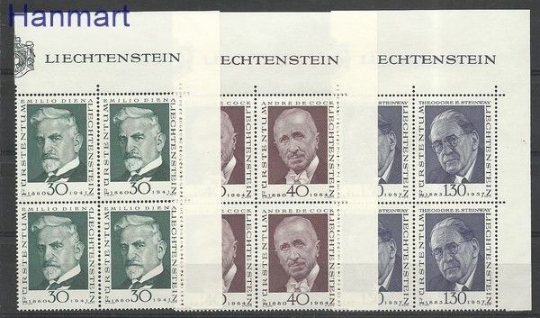 Znaczek Liechtenstein 1972 Mi 570-572 Czyste **