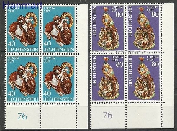 Znaczek Liechtenstein 1976 Mi 642-643 Czyste **