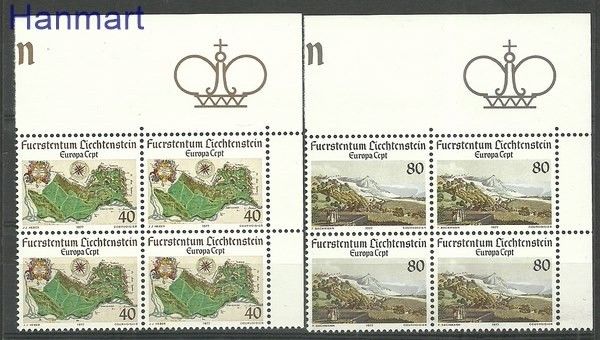 Znaczek Liechtenstein 1977 Mi 667-668 Czyste **