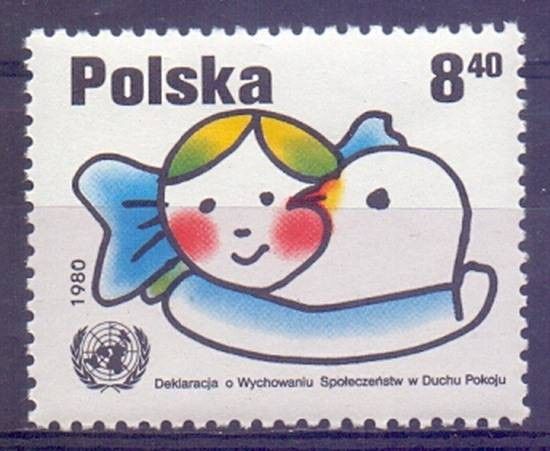 Znaczek Polska 1980 Mi 2719 Fi 2571 Czyste **