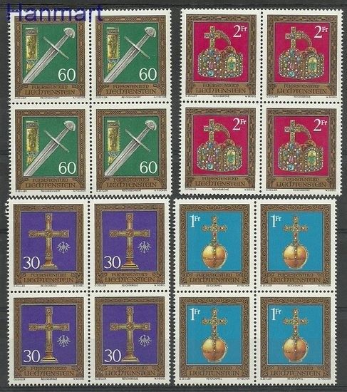 Znaczek Liechtenstein 1975 Mi 625-628 Czyste **