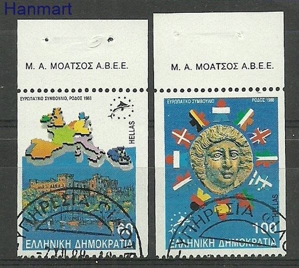 Znaczek Grecja 1988 Stemplowane