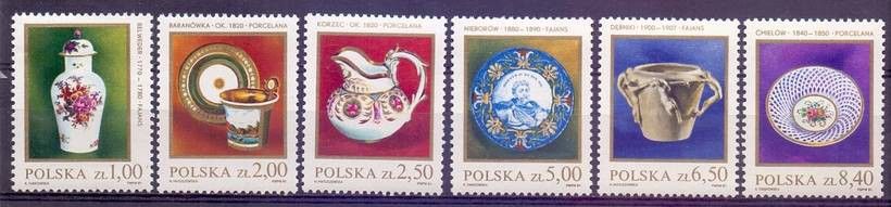 Znaczek Polska 1981 Mi 2739-2744 Fi 2596-2601 Czyste **
