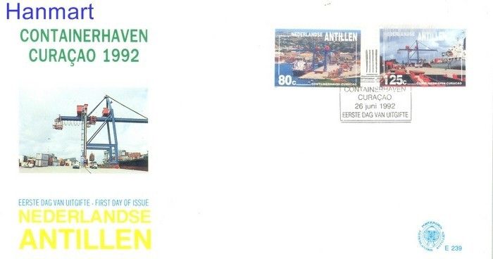Znaczek Antyle Holenderskie 1992 Mi 752-753 FDC