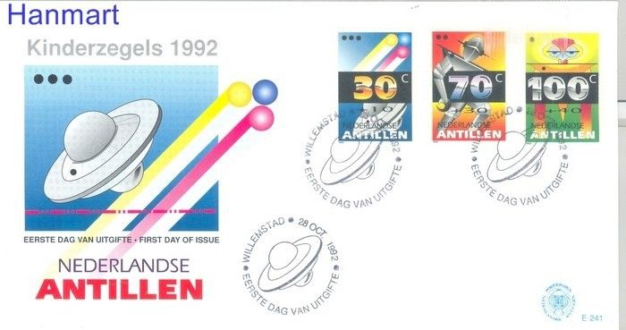 Znaczek Antyle Holenderskie 1992 Mi 759-761 FDC