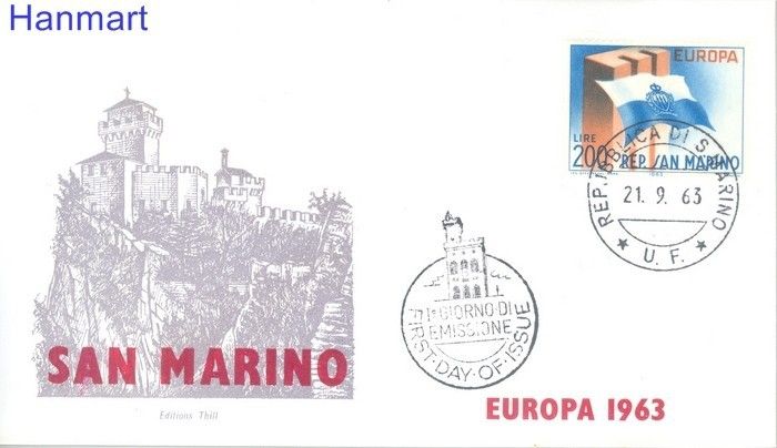 Znaczek San Marino 1963 Mi 781 FDC