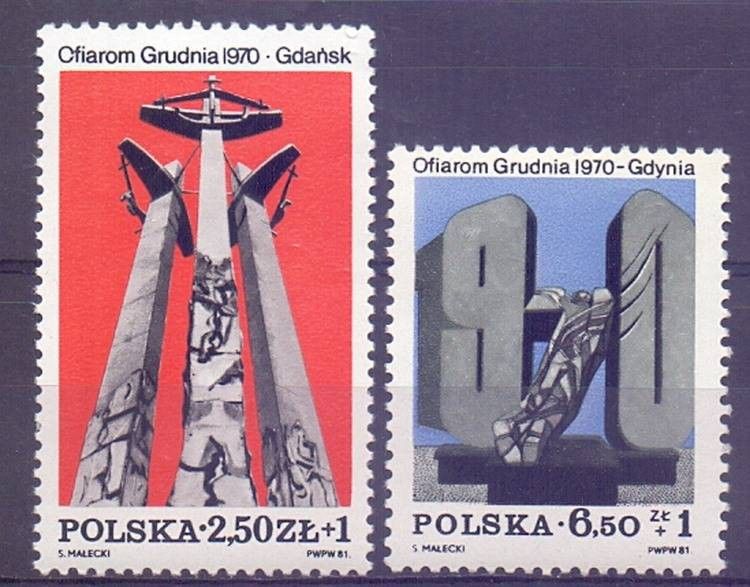 Znaczek Polska 1981 Mi 2782-2783 Fi 2634-2635 Czyste **