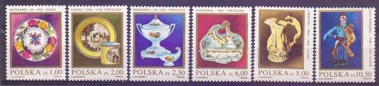 Znaczek Polska 1982 Mi 2793-2798 Fi 2645-2650 Czyste **