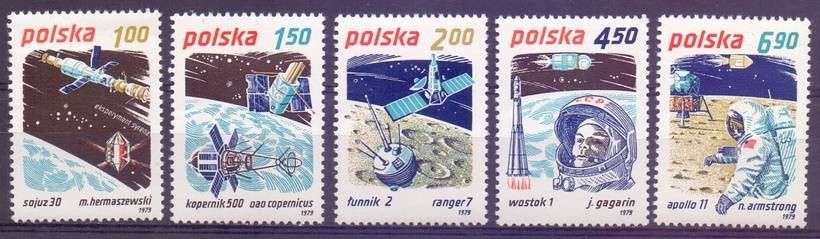 Znaczek Polska 1979 Mi 2659-2663 Fi 2511-2515 Czyste **