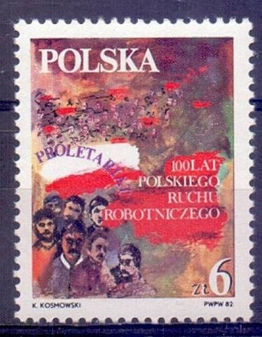 Znaczek Polska 1982 Mi 2821 Fi 2673 Czyste **