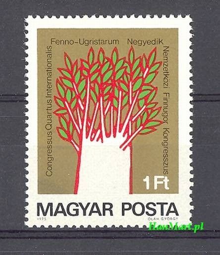 Znaczek Węgry 1975 Mi 3058 Czyste **