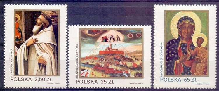 Znaczek Polska 1982 Mi 2818-2820 Fi 2670-2672 Czyste **