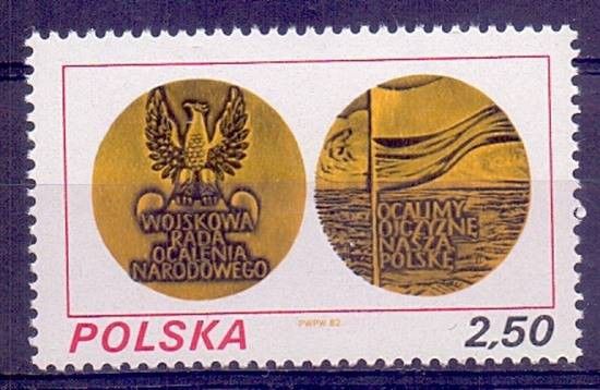 Znaczek Polska 1982 Mi 2840 Fi 2692 Czyste **
