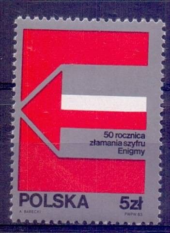 Znaczek Polska 1983 Mi 2875 Fi 2727 Czyste **