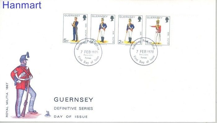 Znaczek Guernsey 1976 Mi 135 FDC