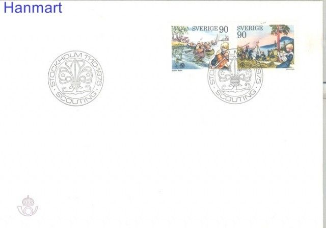 Znaczek Szwecja 1975 Mi 921-922 FDC