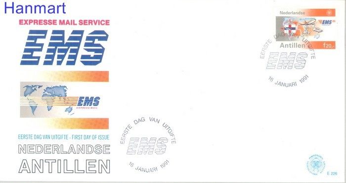 Znaczek Antyle Holenderskie 1991 Mi 708b FDC