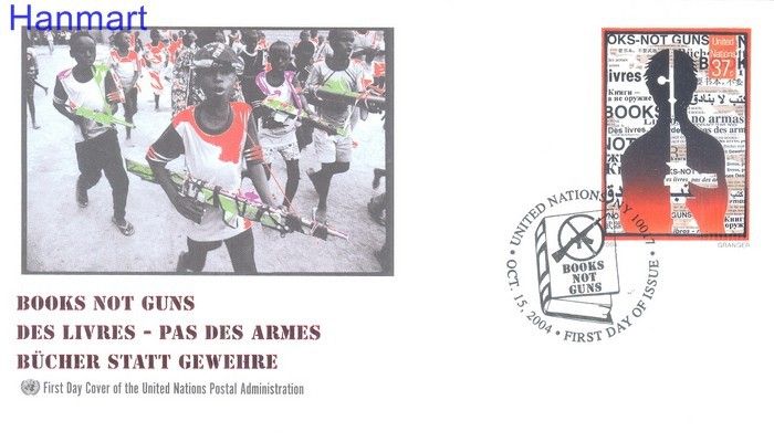 Znaczek Narody Zjednoczone Nowy Jork 2004 Mi 970 FDC