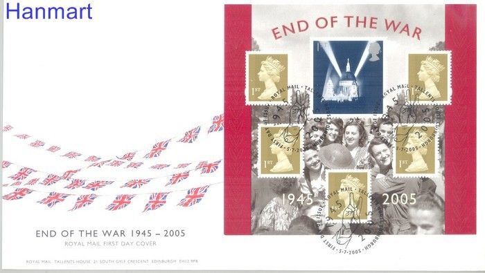 Znaczek Wielka Brytania 2005 Mi ark2314+1691 FDC
