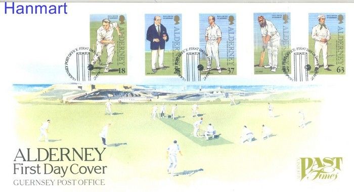 Znaczek Alderney 1997 Mi 103-107 FDC