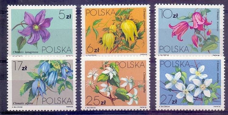 Znaczek Polska 1984 Mi 2906-2911 Fi 2758-2763 Czyste **