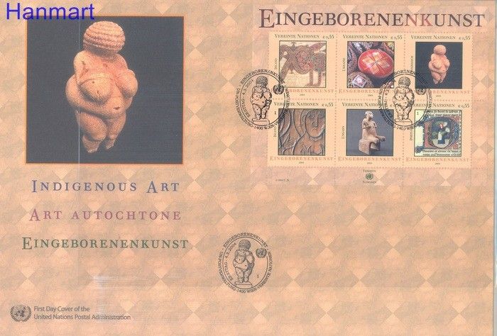 Znaczek Narody Zjednoczone Wiedeń 2004 Mi bl18 FDC