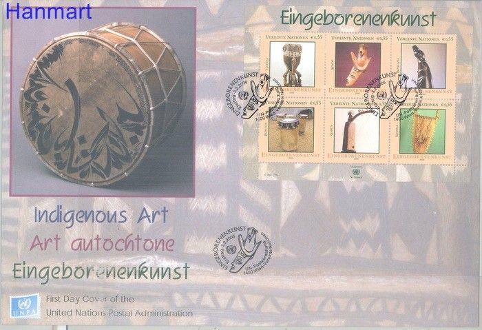 Znaczek Narody Zjednoczone Wiedeń 2006 Mi bl20 FDC