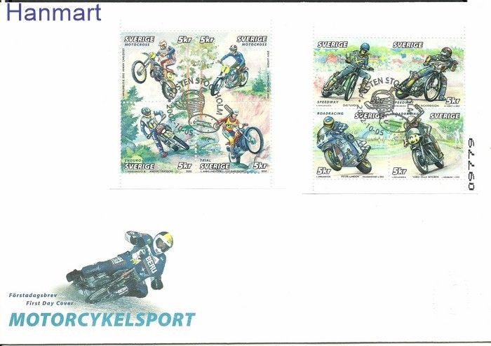 Znaczek Szwecja 2002 Mi 2312-2319 FDC
