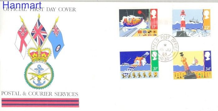 Znaczek Wielka Brytania 1985 Mi 1031-1034 FDC