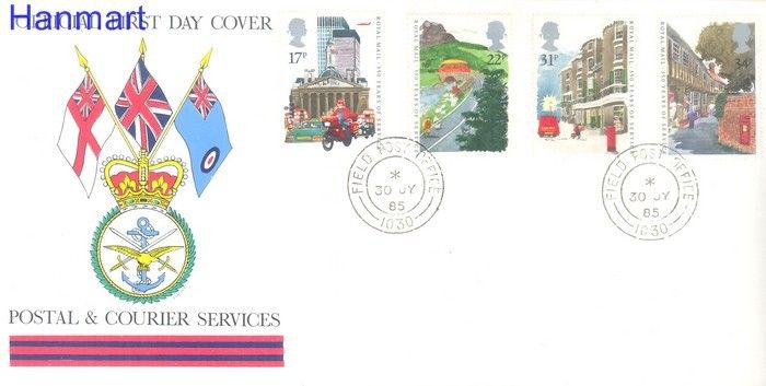Znaczek Wielka Brytania 1985 Mi 1044-1048 FDC