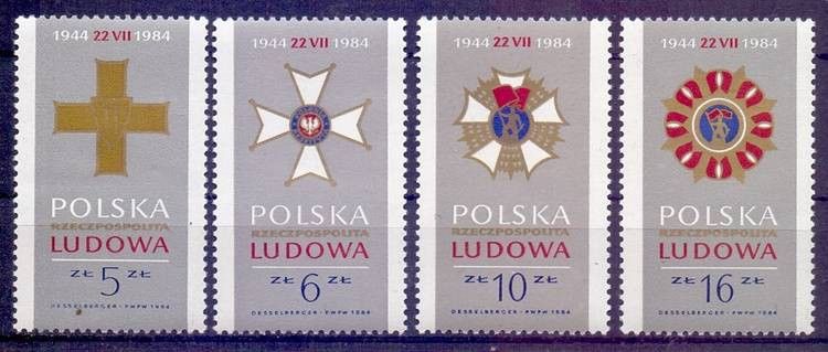 Znaczek Polska 1984 Mi 2926-2929 Fi 2778-2781 Czyste **