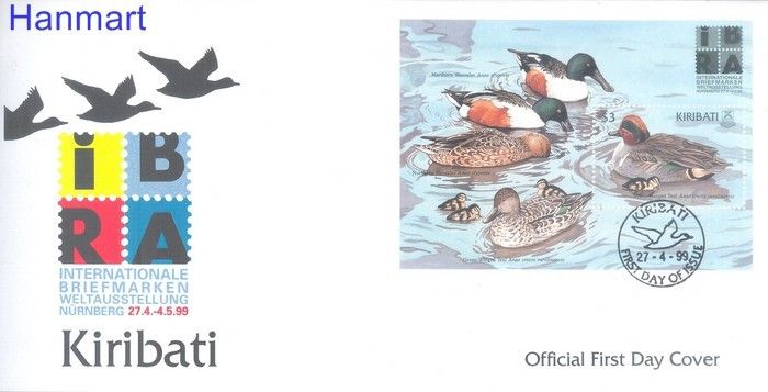 Znaczek Kiribati 1999 Mi bl39 FDC