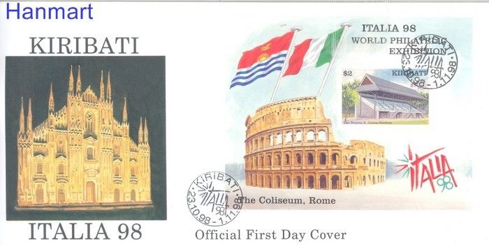 Znaczek Kiribati 1998 Mi bl36 FDC