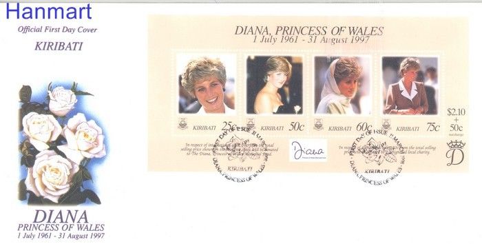 Znaczek Kiribati 1998 Mi bl34 FDC