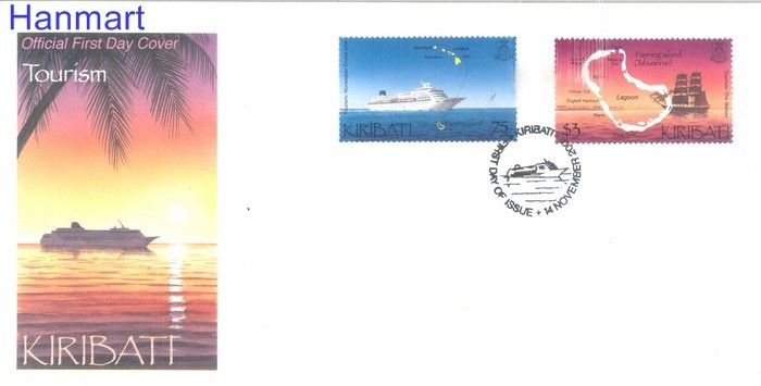 Znaczek Kiribati 2001 Mi 853-854 FDC